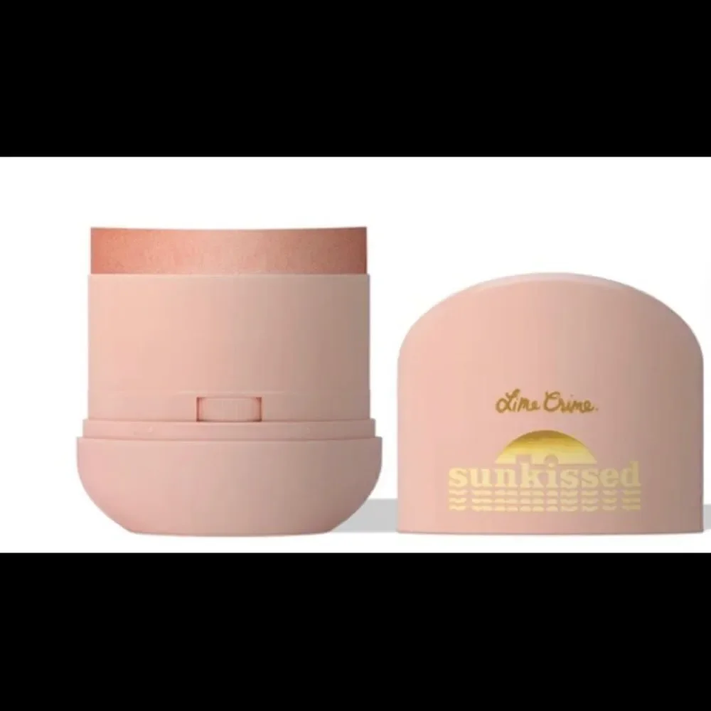 Lime Crime Sunkist Glimmering Skin Sticks 1 LEFT-Wavy (lavender pink)